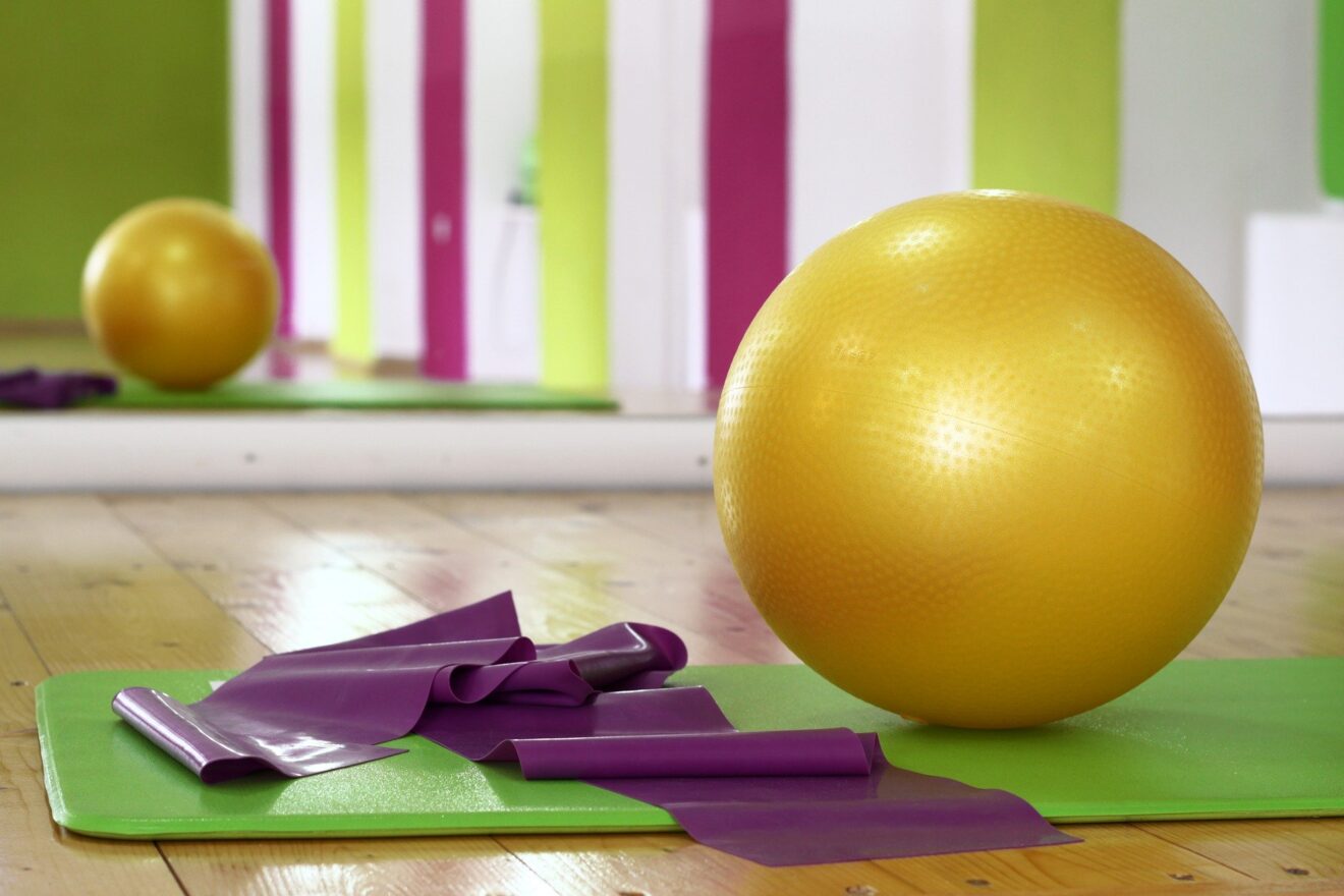 ponte per glutei su fitball