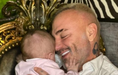 Gianluca Vacchi figlia operata