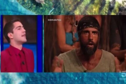 isola dei famosi gilles contro zorzi