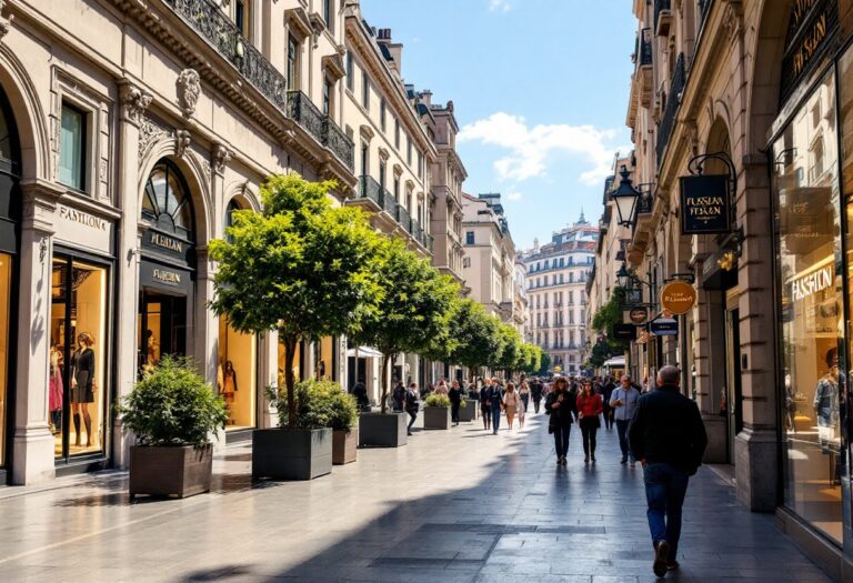 Lazza in un elegante outfit nel quadrilatero di Milano