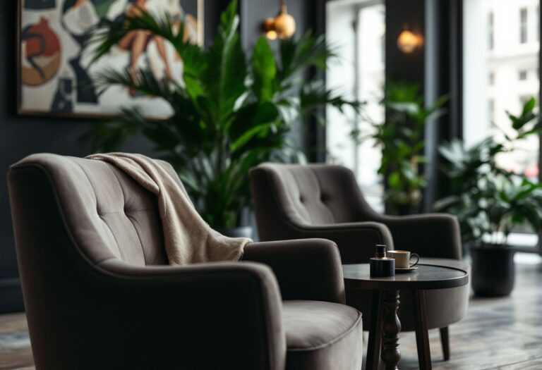 Immagine della prima spa al cashmere con dettagli eleganti