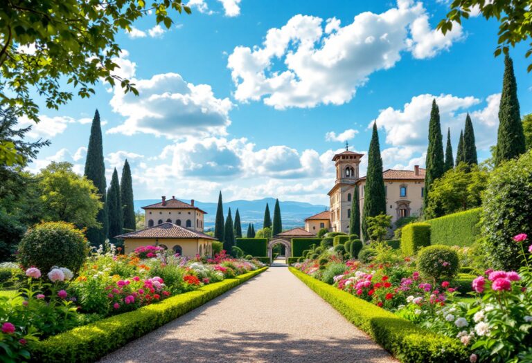 Carlo e Camilla durante il loro viaggio in Italia