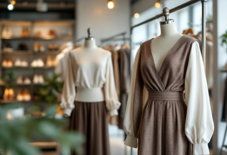 Immagine di moda per donne basse con cinque brand