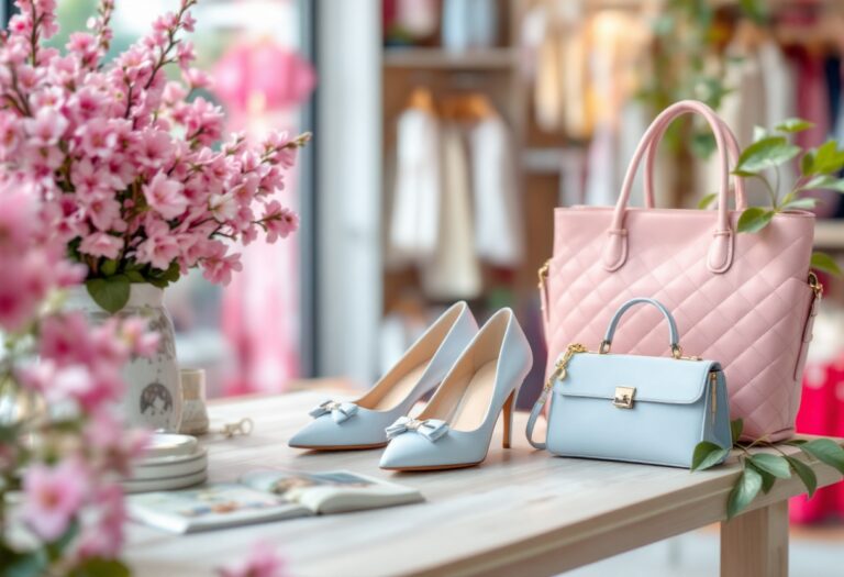Abito con fiori 3D in tendenze moda primavera estate 2025