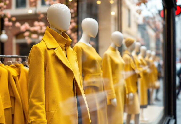 Immagine di moda con il colore giallo burro per la primavera estate 2025
