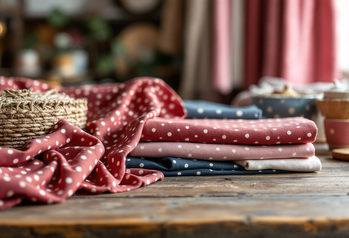 Immagine di un outfit elegante con pois