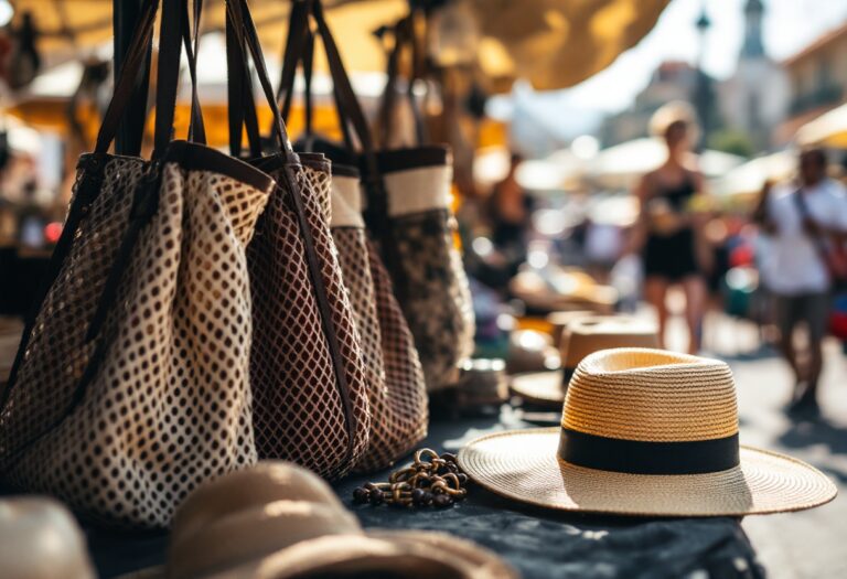 Immagine di moda estate 2025 con rete e accessori