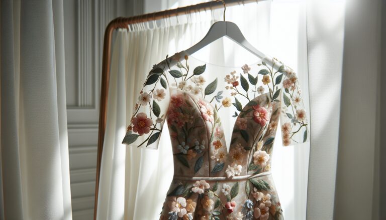 Tubino floreale elegante per la stagione primavera-estate 2025