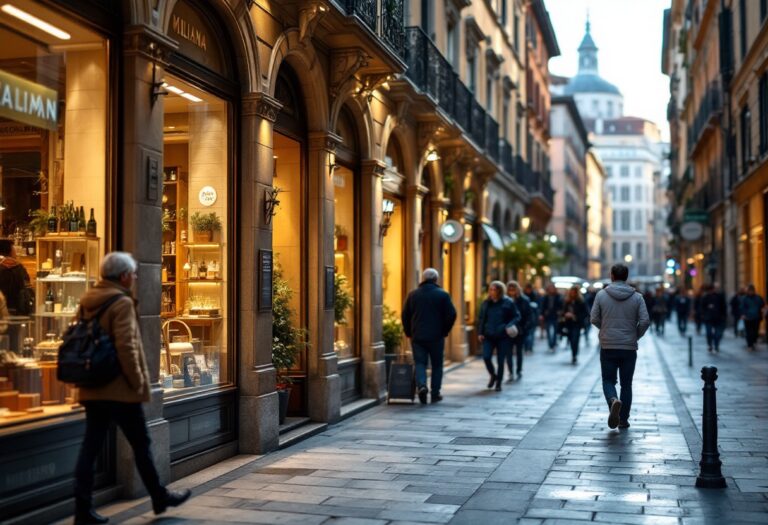 Melissa Satta in un look sporty-chic a Milano