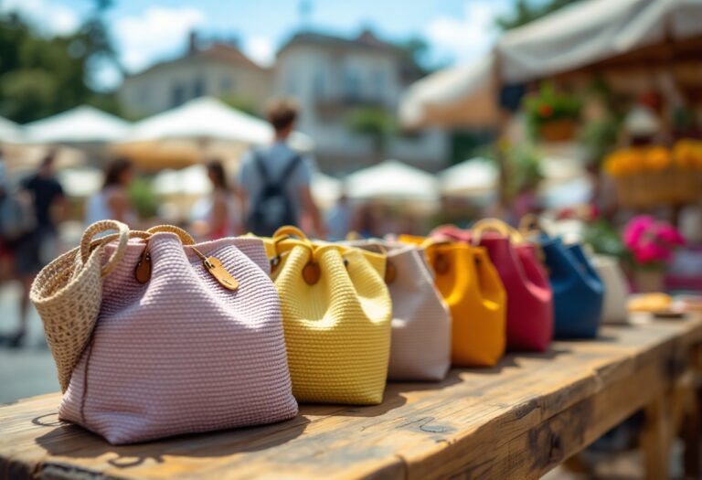 Mini bag colorata per l'estate 2025, accessorio trendy