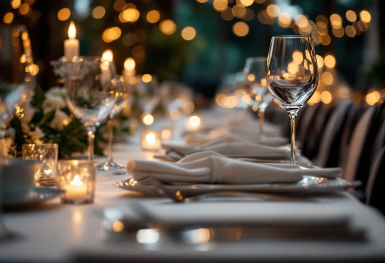 Tuta elegante indossata a una cerimonia di gala