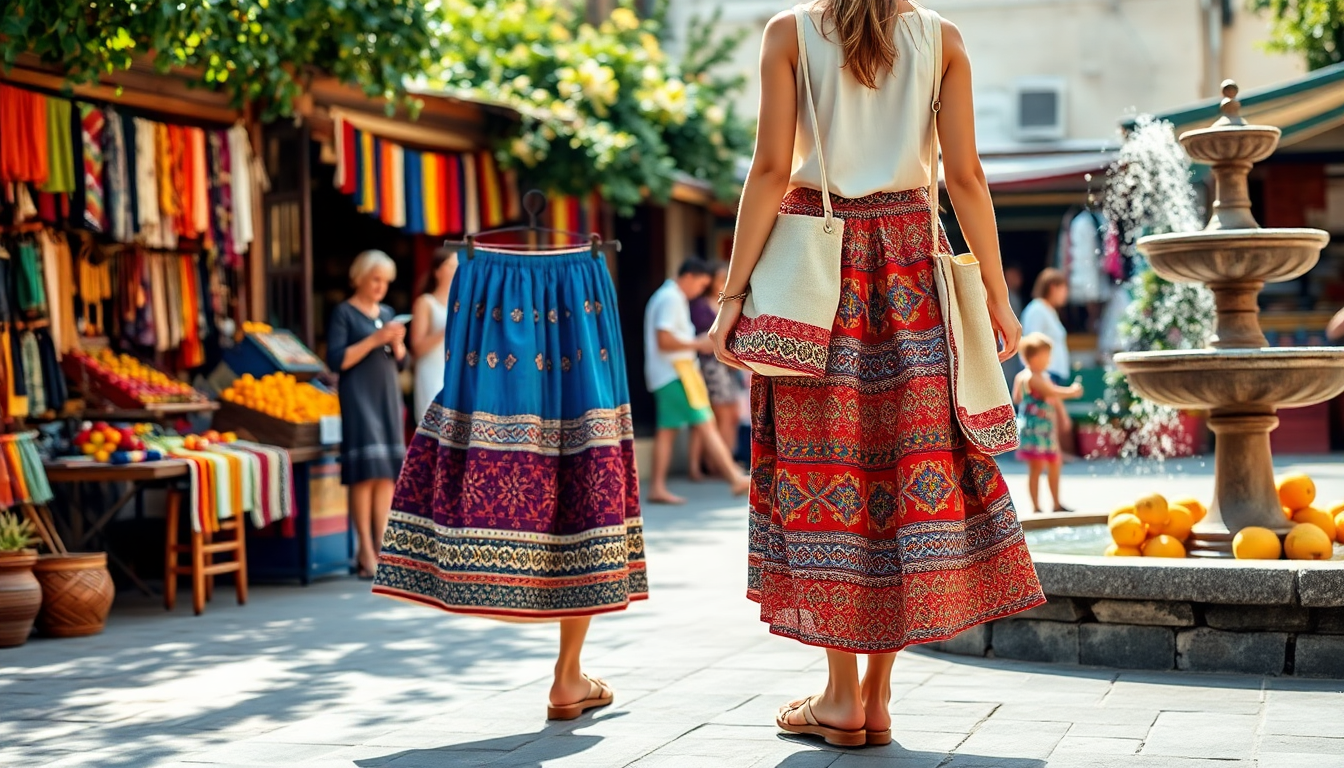 come abbinare la gonna etnica per un look estivo irresistibile 1750175090