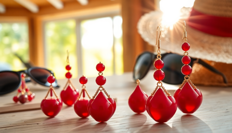 gli orecchini rossi di tendenza che esprimono la tua personalita nellestate 2025 1749577699