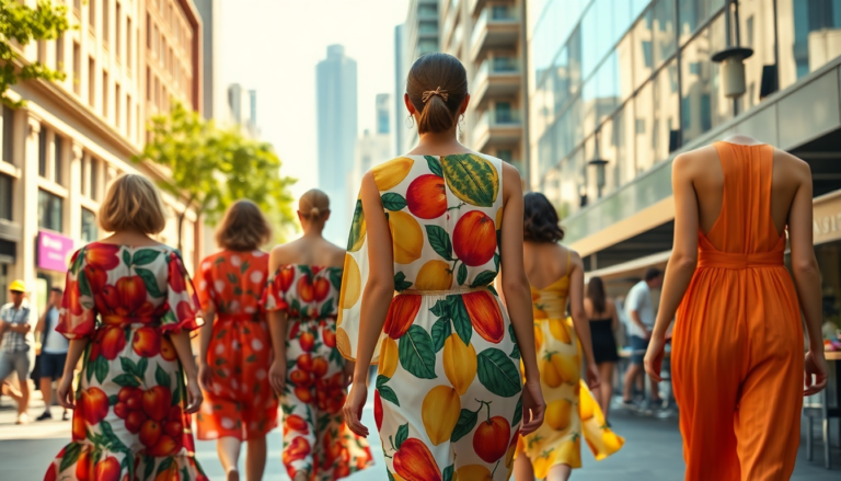la moda estate 2025 celebra la freschezza della frutta e verdura 1749588708