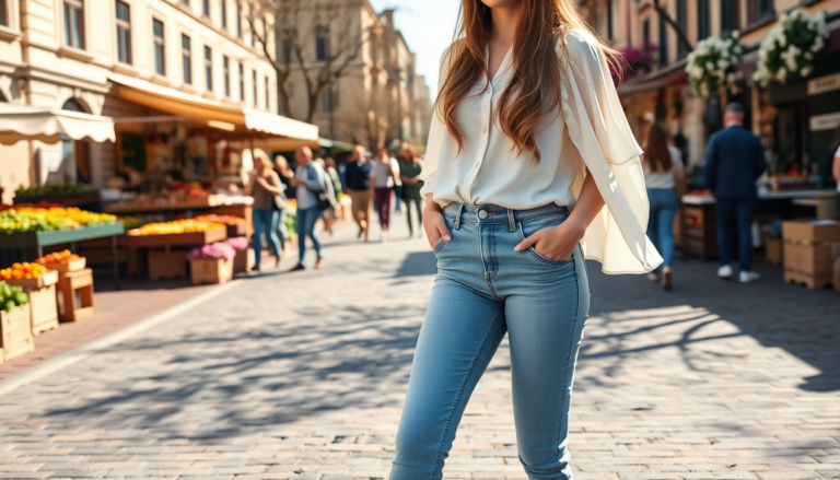 scopri come i jeans chiari possono trasformare il tuo stile nella primavera estate 2025 1749607016