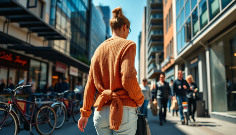 scopri come il maglioncino legato in vita trasforma il tuo look nel 2025 1749710561