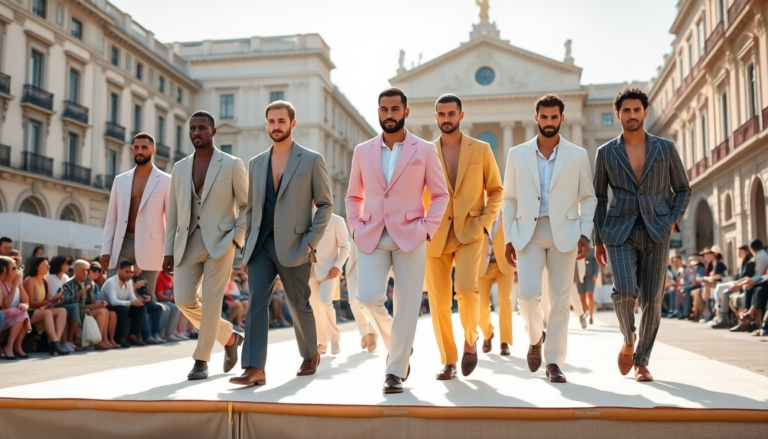 scopri le tendenze della moda maschile per la prossima estate a milano 1750672765