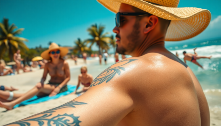 come mantenere i tuoi tatuaggi splendenti durante lestate 1751448792