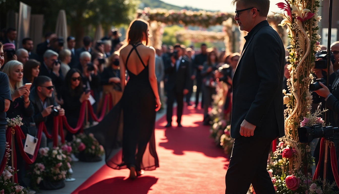 la magia del red carpet monica bellucci e tim burton al giffoni film festival python 1753549357