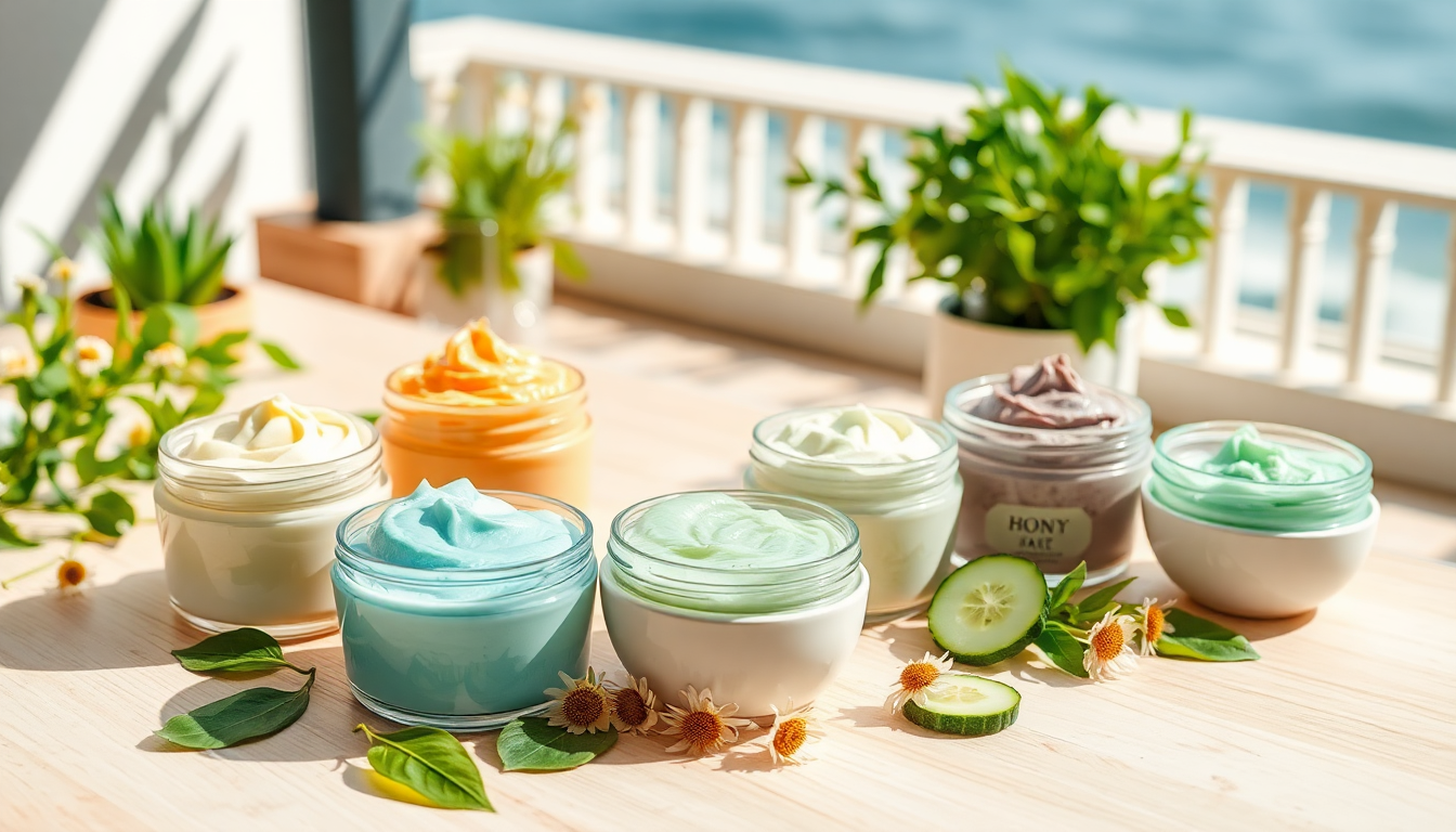 top 5 maschere rinfrescanti per un viso luminoso in estate 1751573979