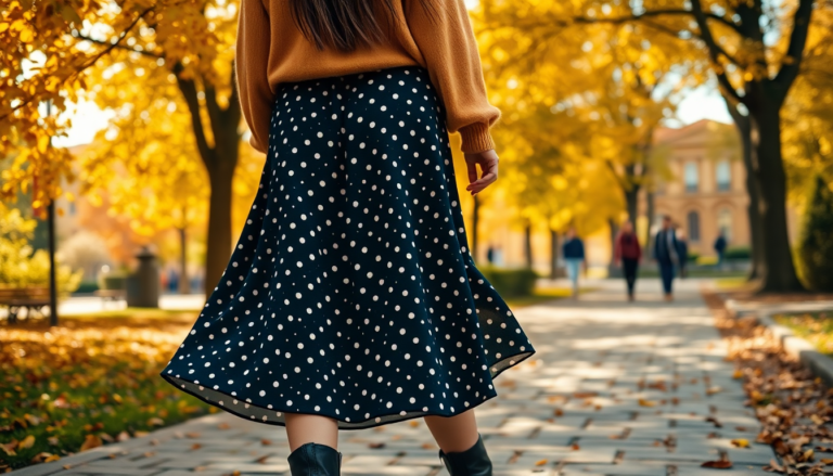 gonna a pois come indossarla in autunno e stupire python 1754558201