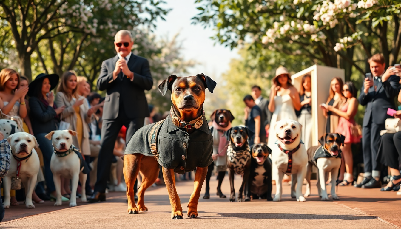 i cani che dominano le passerelle una fusione tra moda e affetto python 1754988018