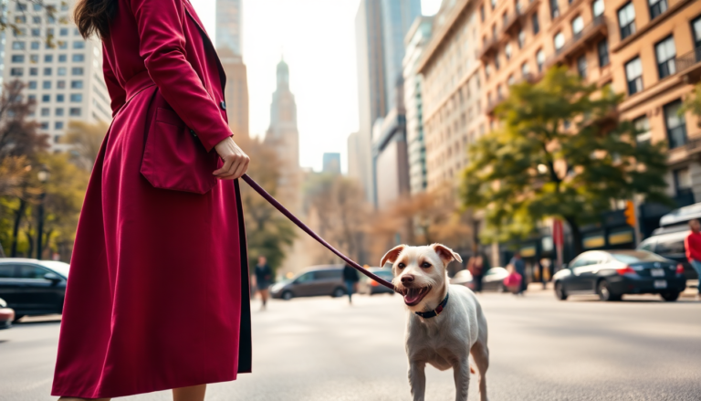 i segreti delle star per passeggiare con il cane in modo chic python 1754432072
