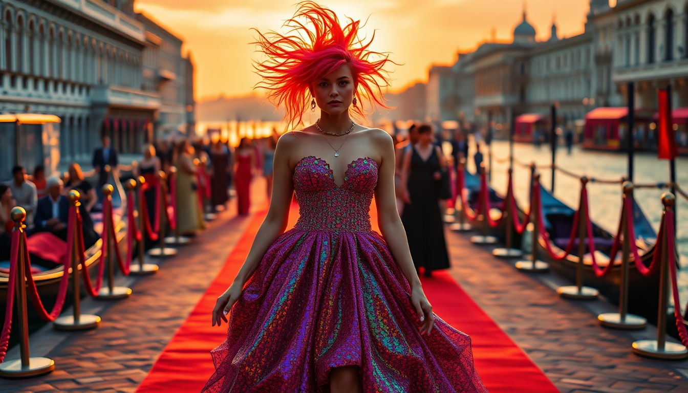 la trasformazione di rose villain al festival di venezia 2025 python 1756442010