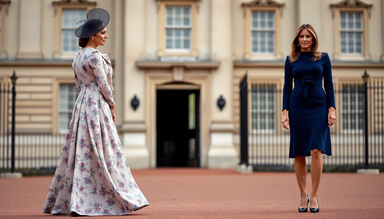 esplorando le scelte di moda delle prime donne durante eventi ufficiali python 1758255818