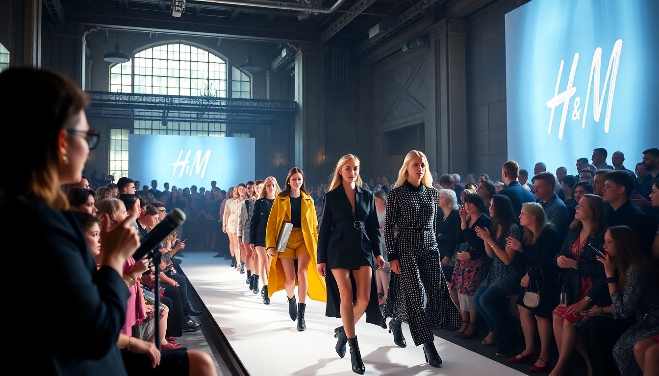 hm rende la london fashion week unesperienza immersiva straordinaria python 1758384698