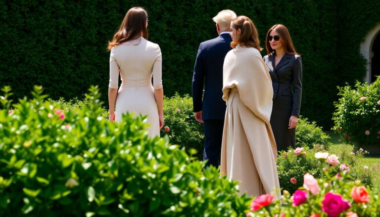 riflettori sulla moda leleganza regale di kate middleton e melania trump python 1758230142