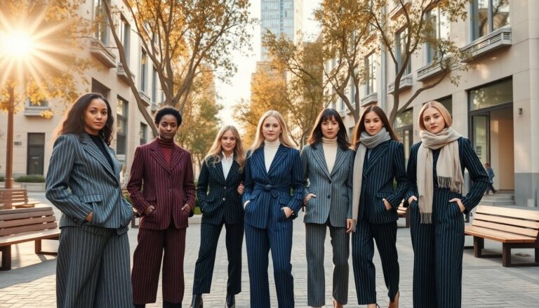 tendenze autunno 2023 il gessato si reinventa con stile python 1758406658