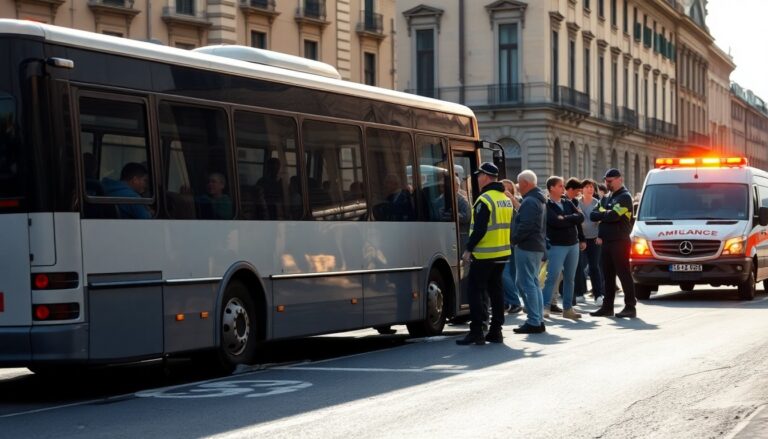tragico incidente in centro uomo investito da autobus python 1759160886