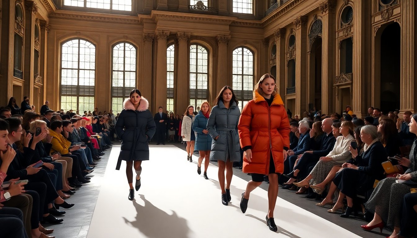 bosideng svela la sua esclusiva collezione di piumini a parigi 1760544829