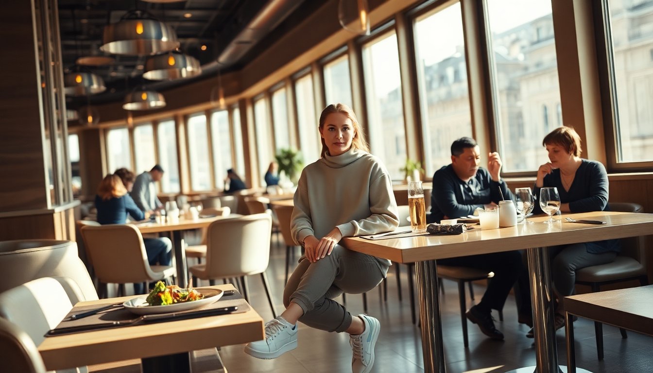 elodie a milano pranzo chic in look sportivo di alta moda 1760919691