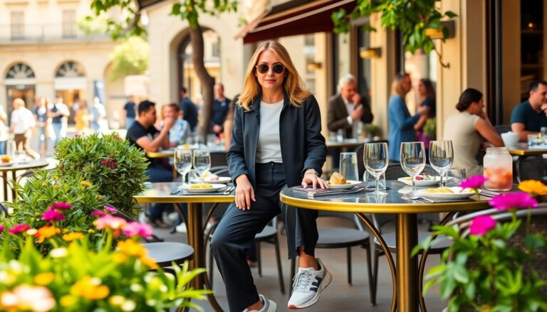 elodie incanta con un look sportivo di alta moda durante un pranzo a milano 1760714373