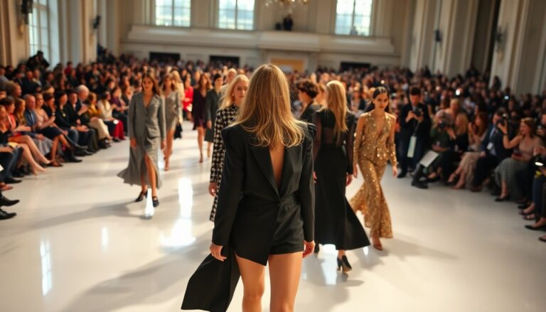 heidi klum incanta parigi con look audaci in passerella 1759812393