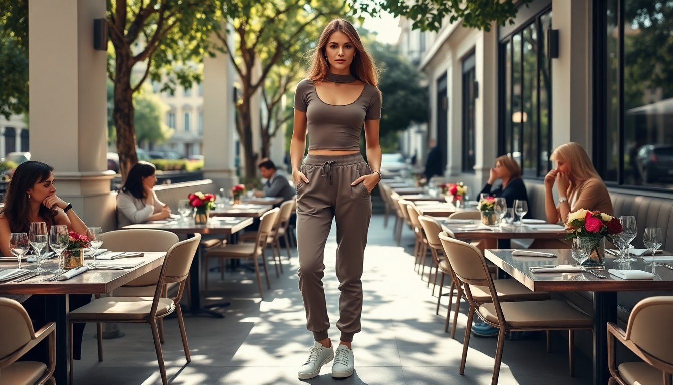 il look sportivo di elodie a milano stile e classe durante un pranzo esclusivo 1760765795