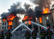 incendio a milano 5 feriti e 3 edifici distrutti in un drammatico pomeriggio 1760776776