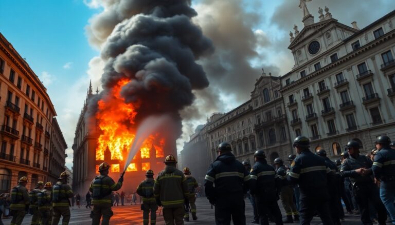 incendio in centro citta porta a evacuazioni e caos 1761259703
