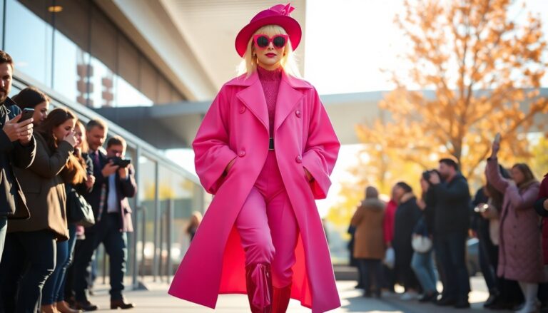 lady gaga incanta milano con un audace outfit rosa 1760431067