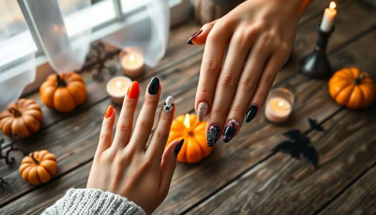 manicure spettrali per halloween 2025 idee originali da copiare 1761473804
