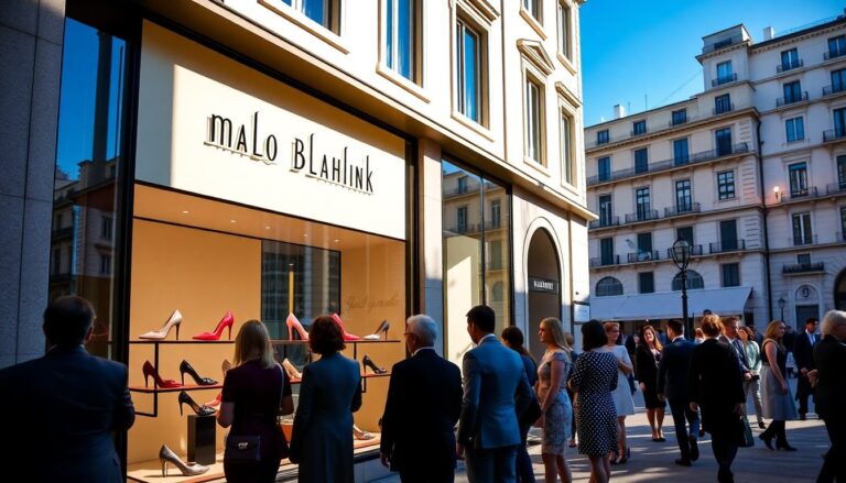 manolo blahnik inaugurazione della nuova boutique a milano python 1759330091