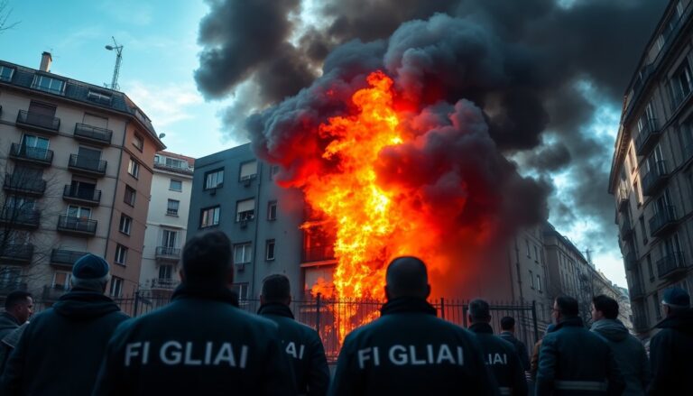 milano incendio distrugge palazzina molti sfollati 1761535406