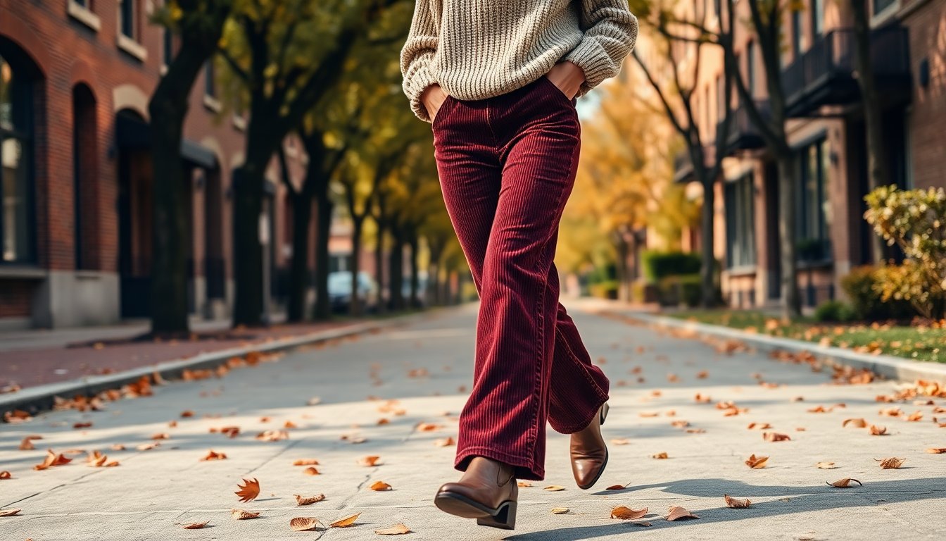 tendenze moda autunno 2025 scopri i pantaloni in velluto a coste must have 1759790347