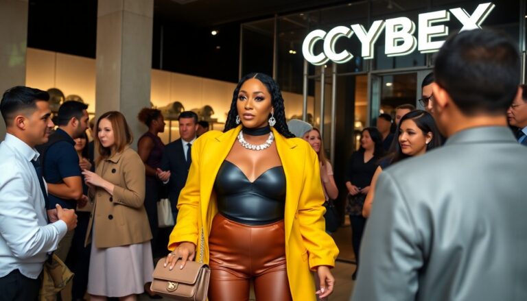 cardi b presenta un look audace da neo mamma allinaugurazione di cybex a new york 1764153873