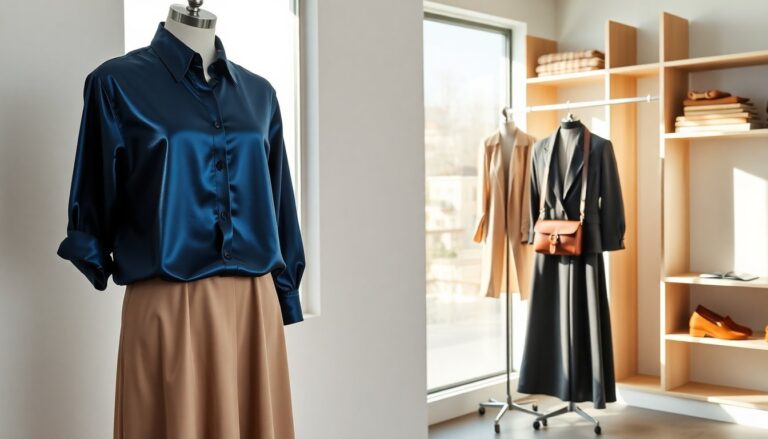 come abbinare la camicia di raso con stile idee eleganti e originali 1762947596