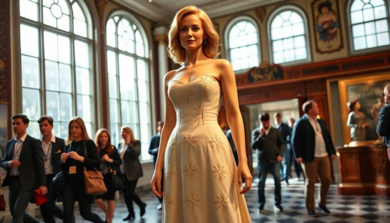 gillian anderson sfoggia il suo audace vestito vulva al madame tussauds di londra 1764257629