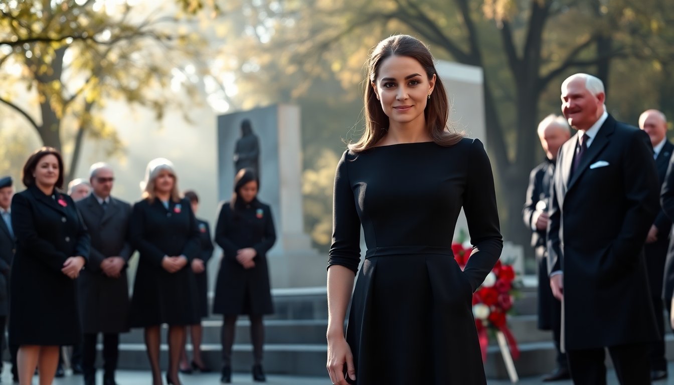 kate middleton eleganza e significato nel remembrance sunday 1762820434