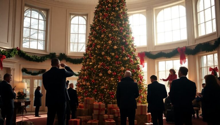 la magica cerimonia di accoglienza dellalbero di natale con melania trump 1764101801